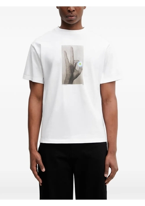 NO PROBLEMO graphic-print cotton T-shirt - White