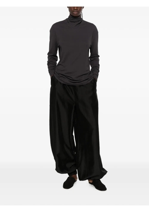 LEMAIRE tie-fastening T-shirt - Grey