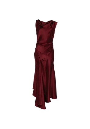 Victoria Beckham Posy draped asymmetric gown - Red