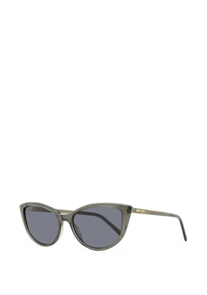 Jimmy Choo Eyewear Nadia glitter-effect cat-eye sunglasses - Grey