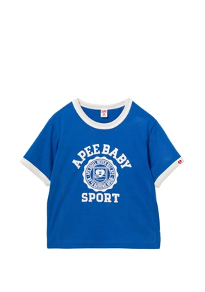 APEE™ by *A BATHING APE® graphic ringer T-shirt - Blue