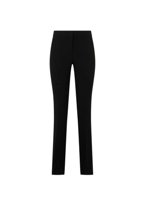 Moschino slim-fit high-waisted trousers - Black