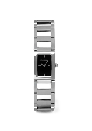 Karl Lagerfeld square-case 21mm watch - Black