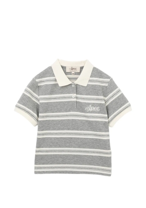 APEE™ by *A BATHING APE® striped polo shirt - Grey