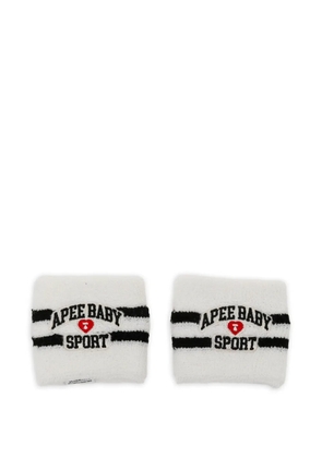 APEE™ by *A BATHING APE® wristbands sets - White