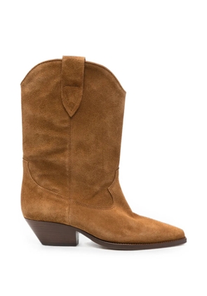 ISABEL MARANT suede western-style boots - Brown