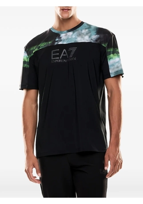 Ea7 Emporio Armani logo-print T-shirt - Black