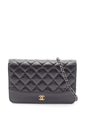 CHANEL Pre-Owned 2018-2019 Gabrielle quilted shoulder bag - Black