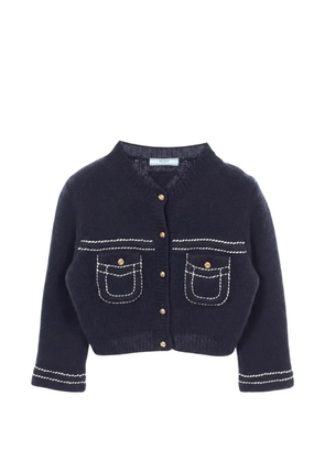 Prada Pre-Owned 2010s knit cardigan - Blue