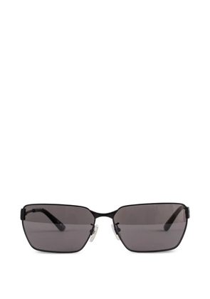Balenciaga rectangle-frame logo-plaque sunglasses - Black