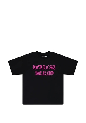SP5DER logo-print T-shirt - Black