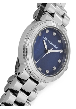Karl Lagerfeld round-case 26mm watch - Blue