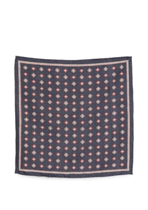 Brunello Cucinelli geometric-print handkerchiefs - Blue