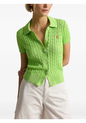 Polo Ralph Lauren cable-knit button-up cardigan - Green