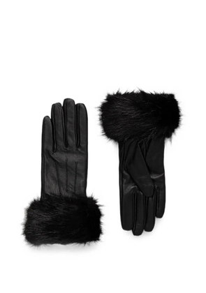 Barbour tonal-topstitching gloves - Black