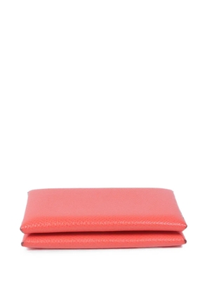 Hermès Pre-Owned Calvi card case - Orange