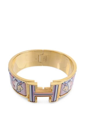 Hermès Pre-Owned Clic Clac H enamel bracelet - Gold