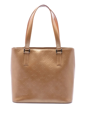Louis Vuitton Pre-Owned 2004 Monogram Mat Stockton tote bag - Gold