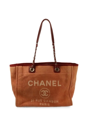 CHANEL Pre-Owned MM Deauville CC tote bag - Pink