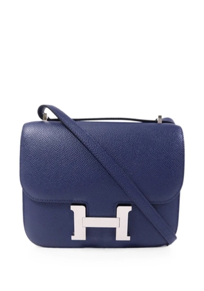 Hermès Pre-Owned Constance Epsom crossbody bag - Blue