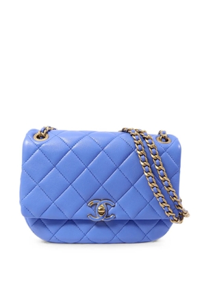 CHANEL Pre-Owned chain-strap shoulder bag - Blue