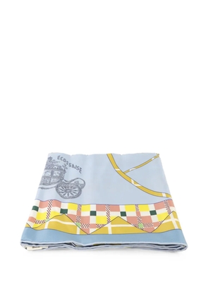 Hermès Pre-Owned Balade Écossaise silk scarf - Blue