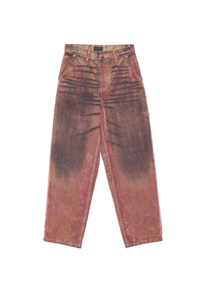 Haikure washed-effect hammer-loop jeans - Pink