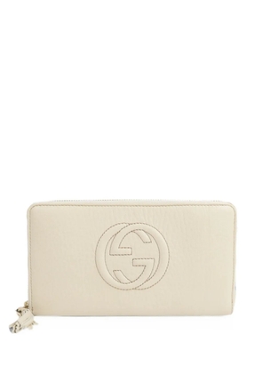 Gucci Pre-Owned Soho zip-around leather wallet - Neutrals