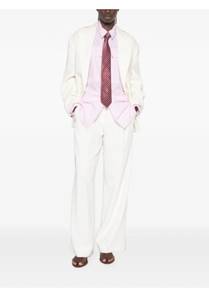 VICOLO peak-lapel single-breasted blazer - White