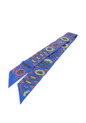 Hermès Pre-Owned Twilly scarf - Blue