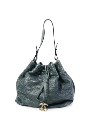CHANEL Pre-Owned quilted CC shoulder bag - Blue