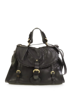 See By Chloé Vintage Poya scalloped-trim tote bag - Black