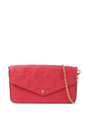 Louis Vuitton Pre-Owned Pochette Felicie monogram-pattern shoulder bag - Red