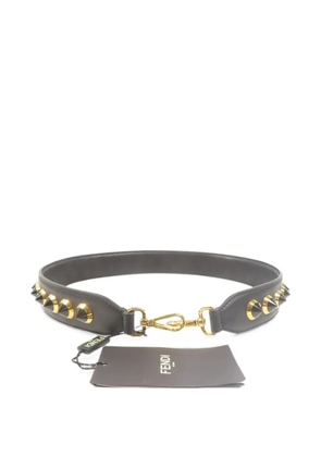 Fendi Pre-Owned Strap You studded shoulder strap - Black