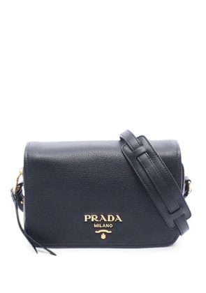 Prada Pre-Owned 2010s Vitello Phenix shoulder bag - Black