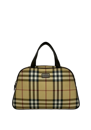 Burberry Pre-Owned 1990-2000 House Check Canvas handbag - Neutrals