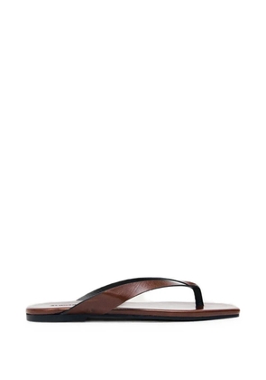 ALOHAS Ola Rift leather sandals - Brown