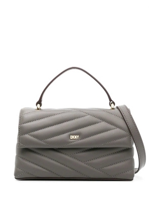 DKNY Sara quilted leather tote bag - Grey
