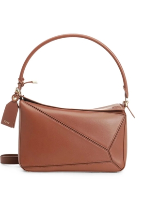 LOEWE medium Puzzle Featherlight shoulder bag - Brown
