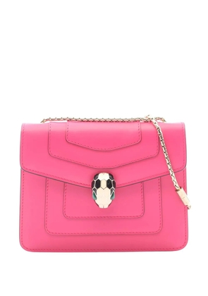 Bvlgari Pre-Owned 2011-2025 Small Leather Square Serpenti Forever Chain crossbody bag - Pink