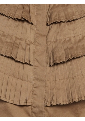 Max Mara frilled shirt - Brown