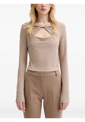GUESS USA Milena cut-out top - Neutrals