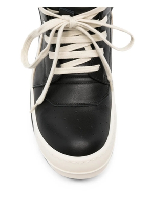 Rick Owens Geobasket leather sneakers - Black