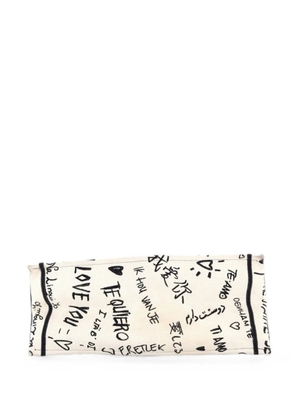 Christian Dior Pre-Owned Book Embroidered Canvas Medium tote bag - Multicolour