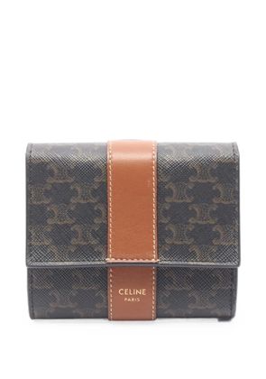 Celine Pre-Owned 2010s Triomphe trifold wallet - Black