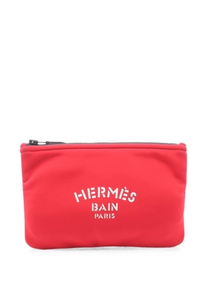 Hermès Pre-Owned 2010s PM Neoban Trousse toilet bag - Red