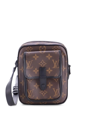 Louis Vuitton Pre-Owned Christopher Wearable Wallet Macassar Monogram Canvas crossbody bag - Brown