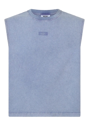 GCDS stone-washed tank top - Purple