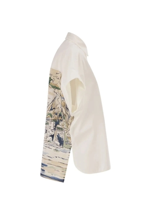 Weekend Max Mara graphic-print shirt - White