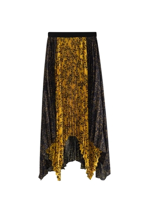 Proenza Schouler Paulina skirt in pleated georgette - Black